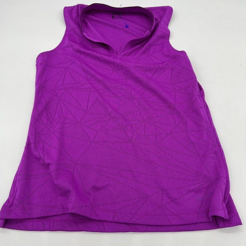 Nike Dri Fit Purple Geometric Print Tank size small